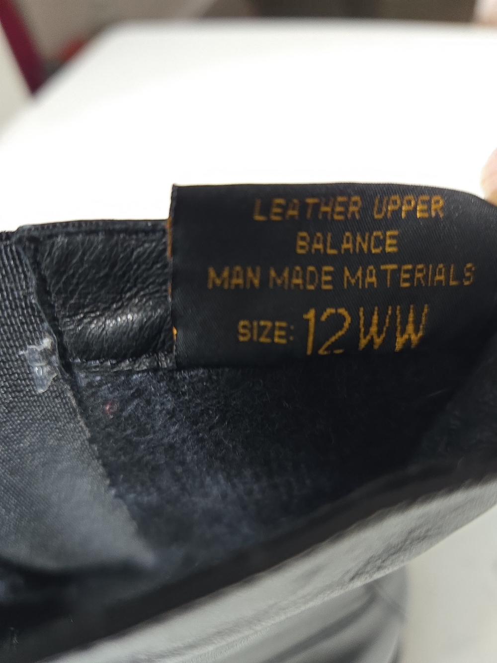 Peerage Women's Black Leather Platform Boot Size 12 WW - Picture 8 of 16